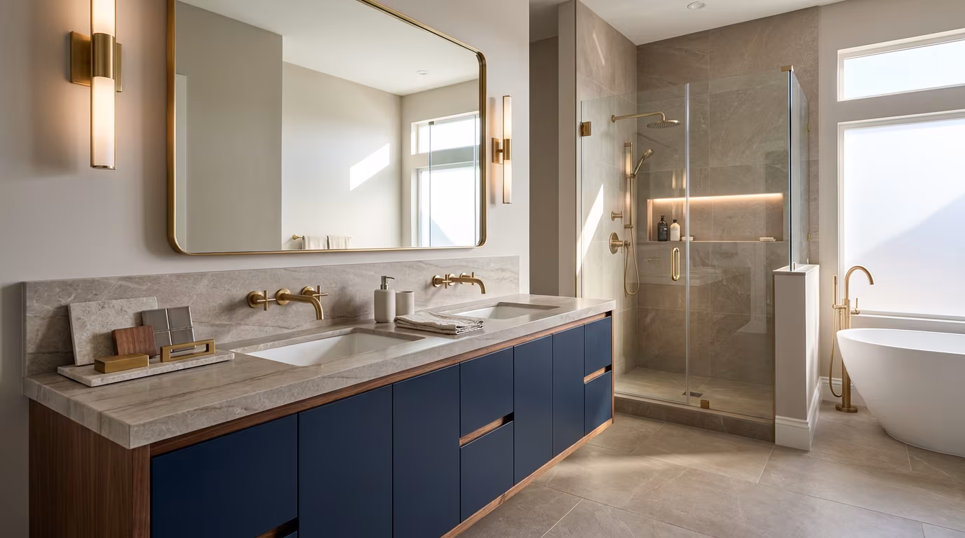 Modern bathroom remodel inspiration for San Diego homeowners