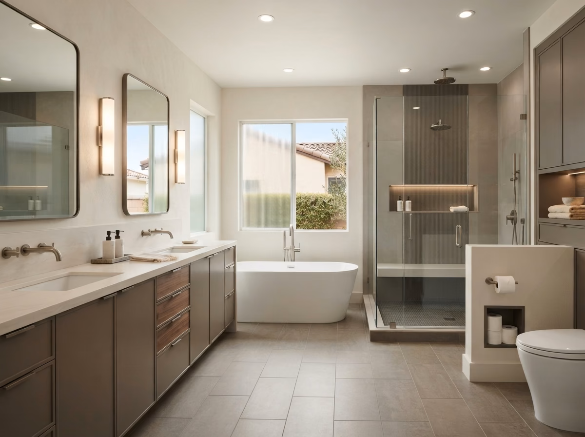 Full primary bath remodel